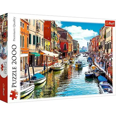 imagen de Puzzle de 2000 piezas de la isla de Murano en Venecia - Trefl 1