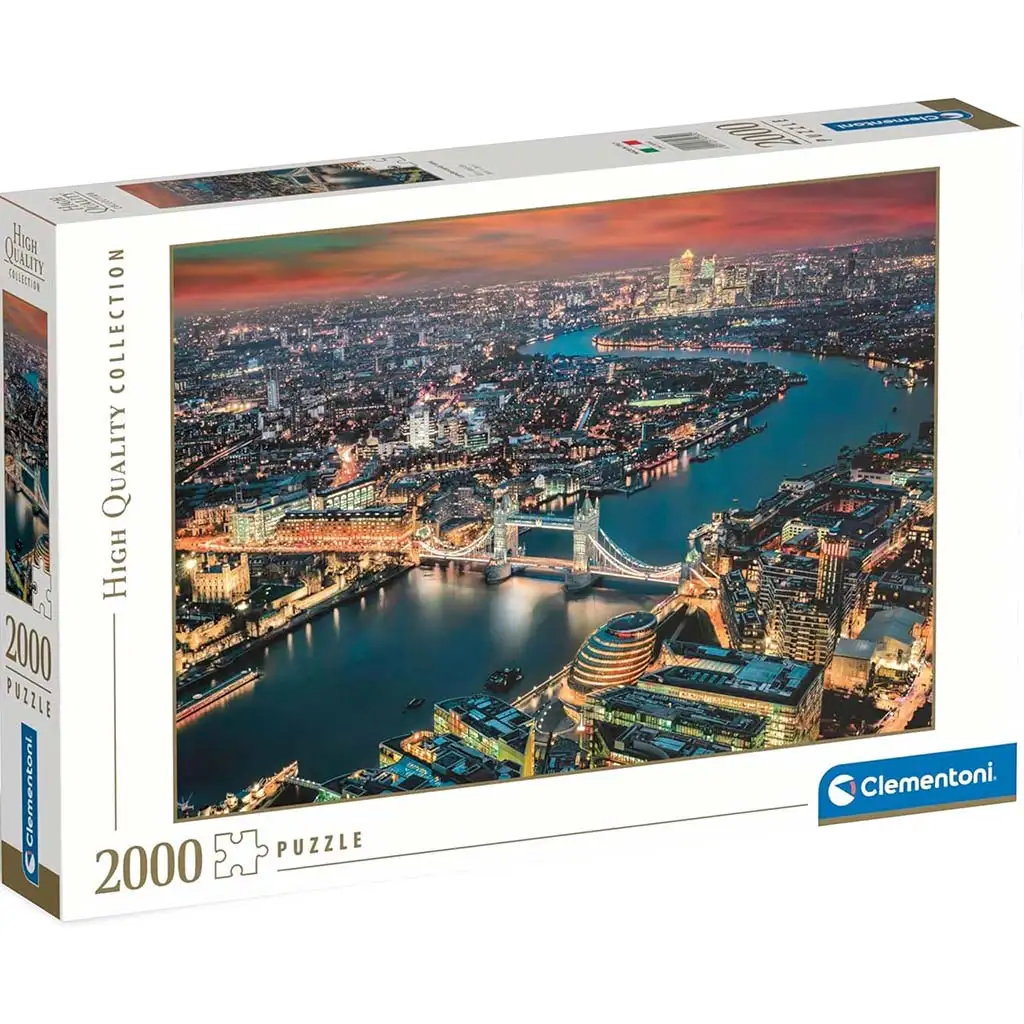 imagen de Puzzle de 2000 piezas "Vista aérea de Londres" - Clementoni 1