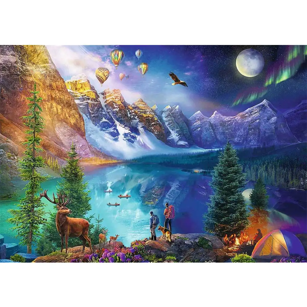 imagen de Puzzle de 2x500 piezas de la Ruta Americana - Trefl 2