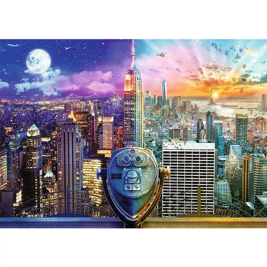 imagen de Puzzle de 2x500 piezas de la Ruta Americana - Trefl 3