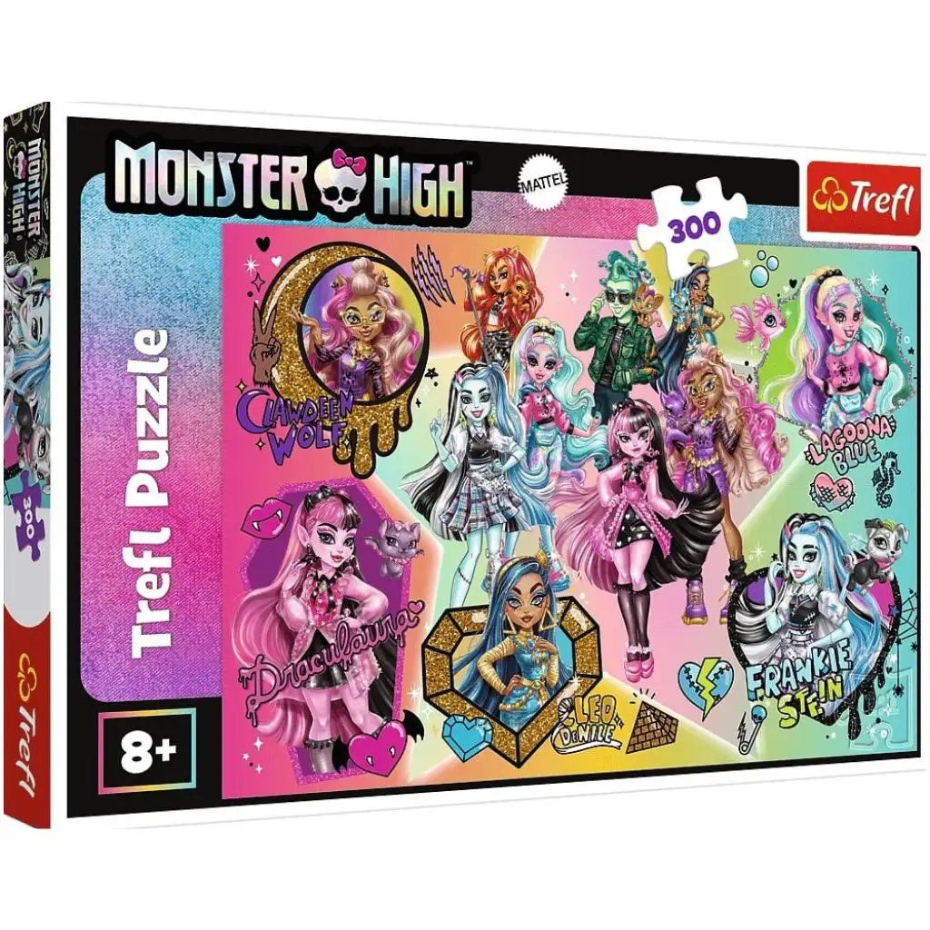 imagen de Puzzle de 300 piezas de amigas monstruosas de Monster High - Trefl 1