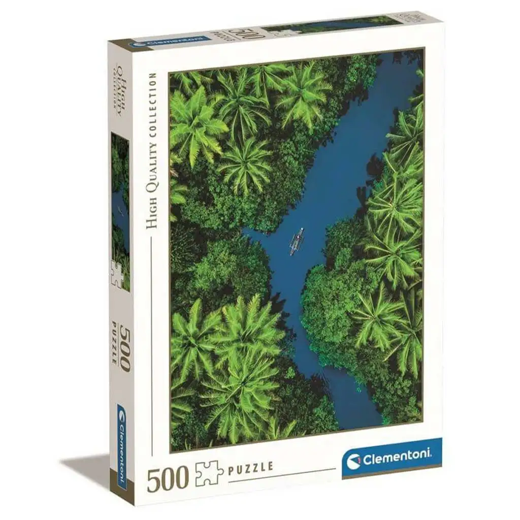 imagen de Puzzle de 500 piezas de imagen aérea tropical HQC - Clementoni 1