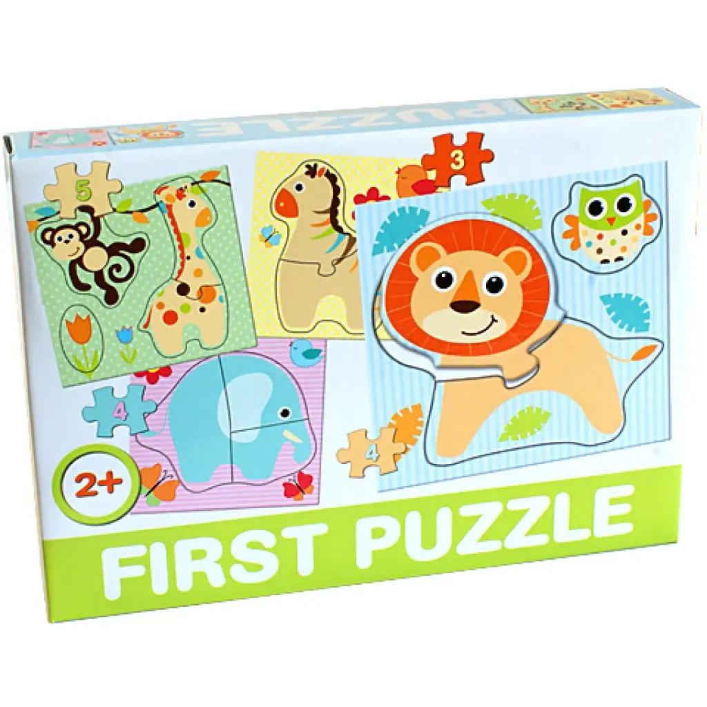 imagen de Puzzle de Bebé con Animales - D-Toys 1