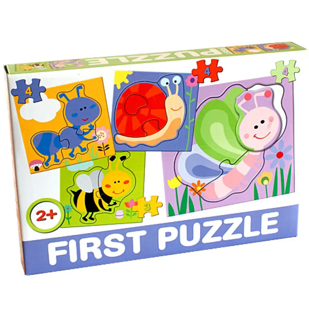 imagen de Puzzle de Bebé con Mariposas - D-Toys 1