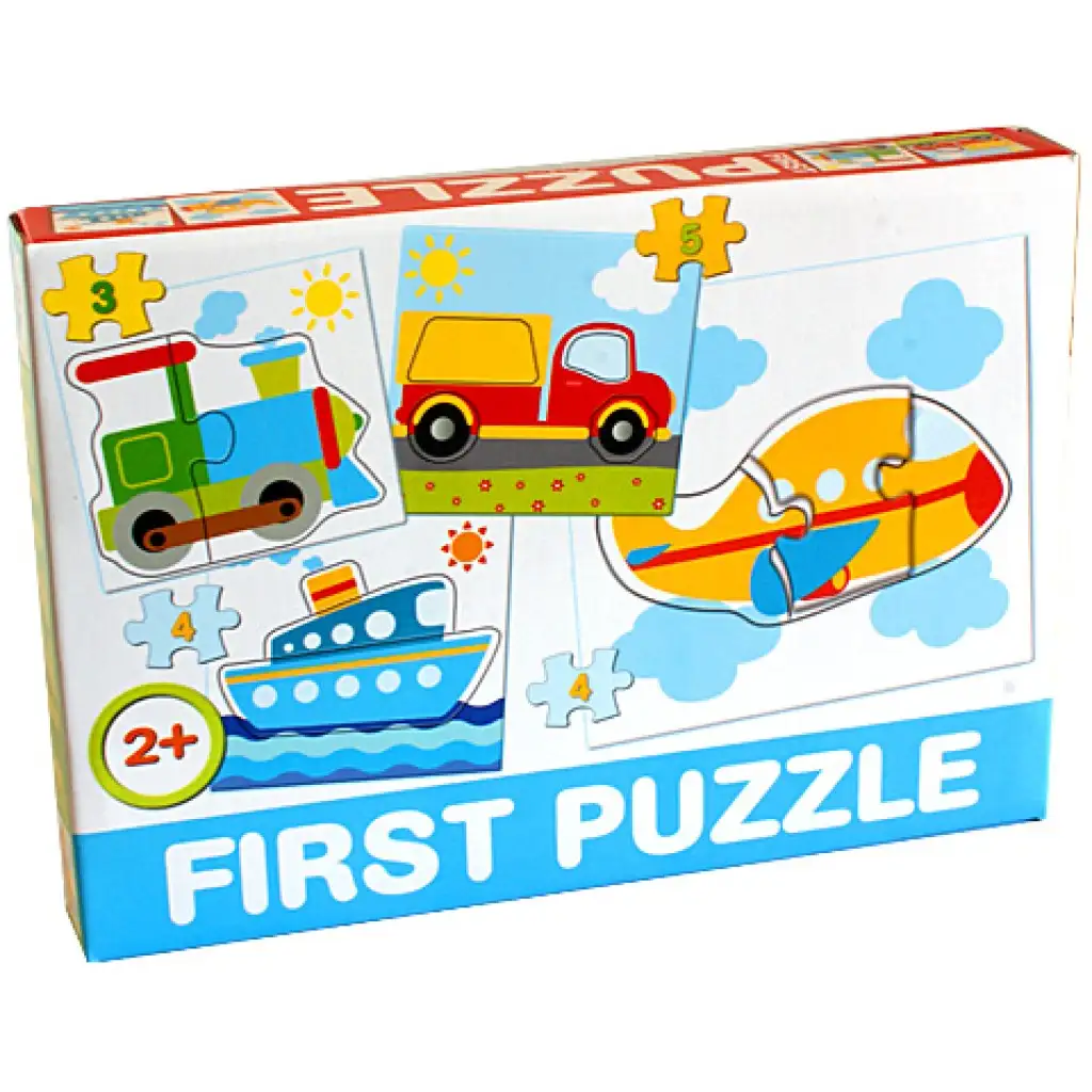 imagen de Puzzle de Bebé de Vehículos - D-Toys 1