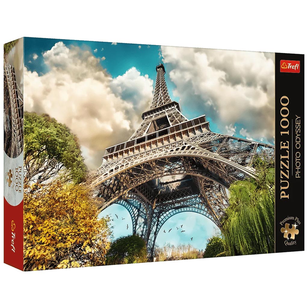 imagen de Puzzle de calidad Premium de 1000 piezas de la Torre Eiffel, París - Trefl 1