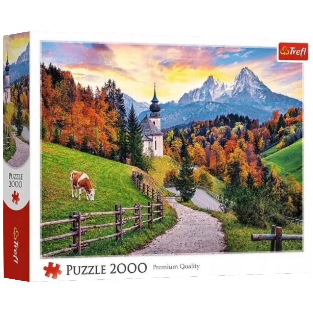 imagen de Puzzle de Calidad Premium de los Alpes Bávaros 2000 piezas - Trefl 1