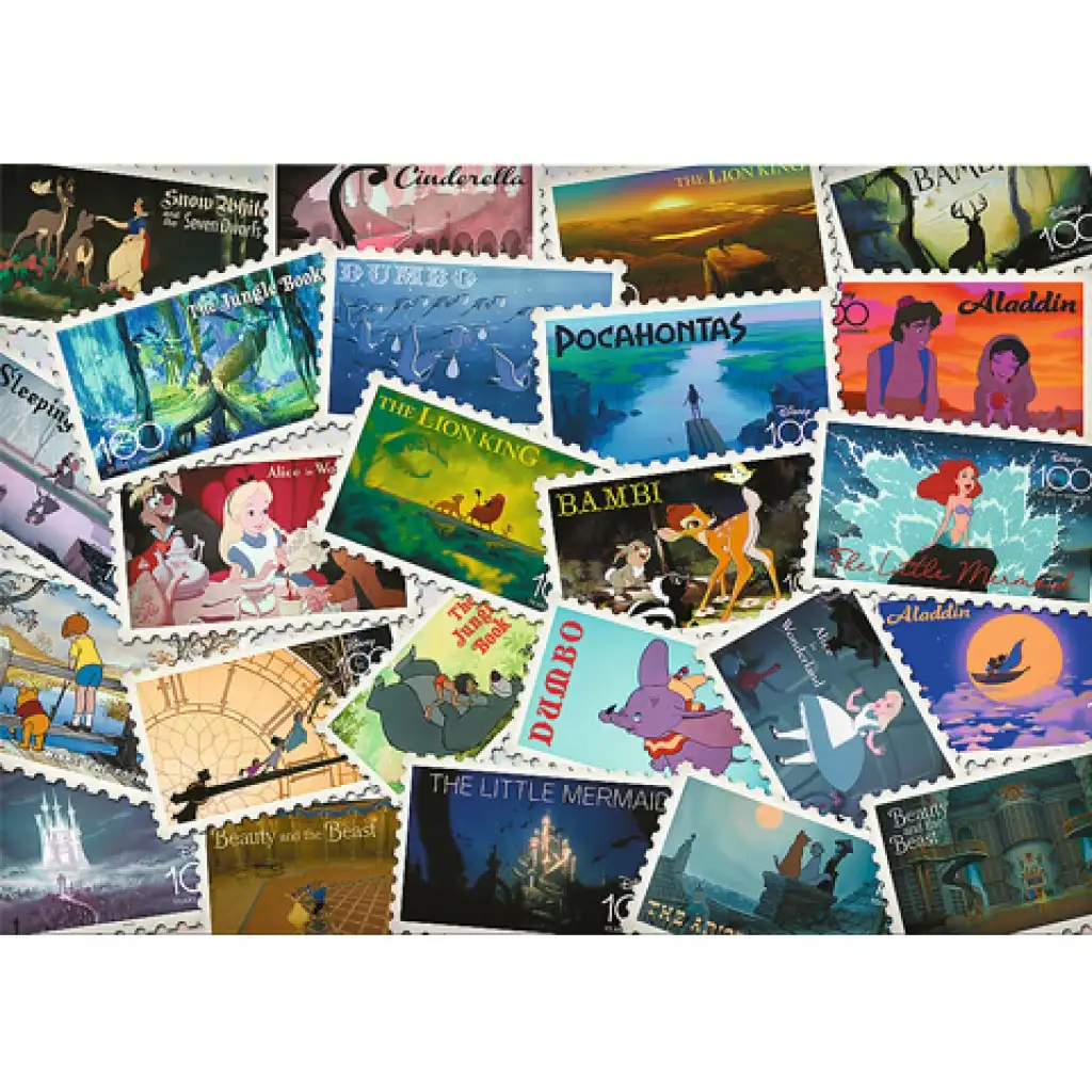imagen de Puzzle de colección de sellos de Disney de 1000 piezas - Trefl 2
