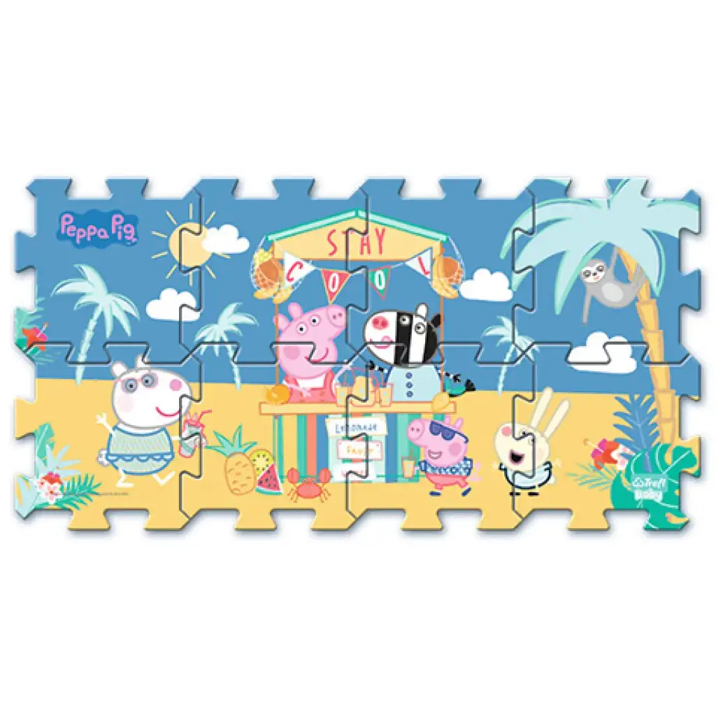 imagen de Puzzle de espuma de Peppa Pig para vacaciones - Trefl 2