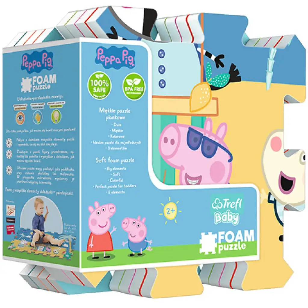 imagen de Puzzle de espuma de Peppa Pig para vacaciones - Trefl 1