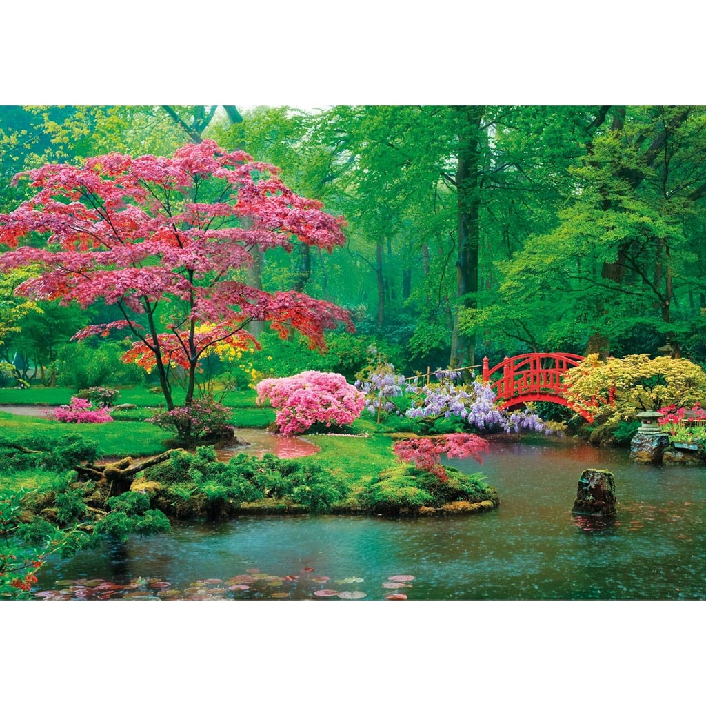 imagen de Puzzle de la Paz: Gotas de lluvia tranquilizadoras puzzle de 500 piezas - Clementoni 2