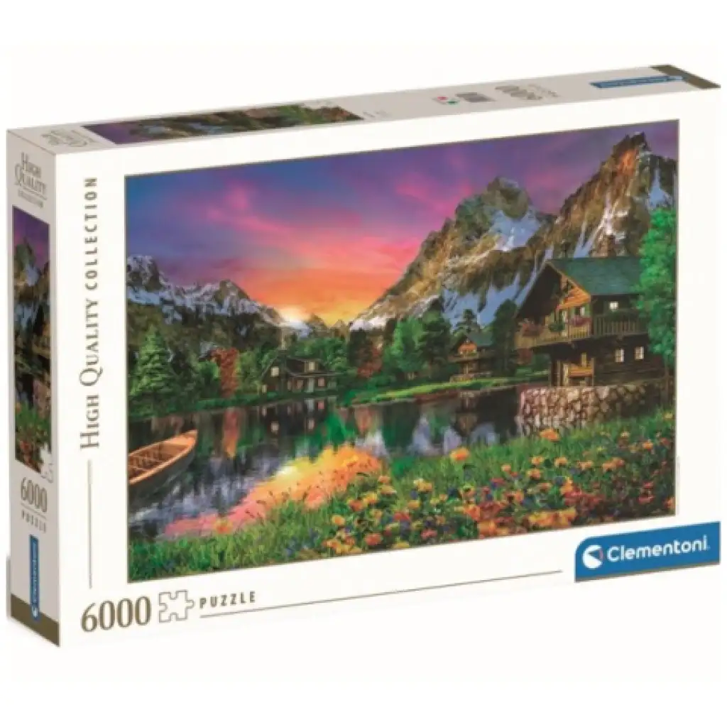 imagen de Puzzle de lago alpino HQC 6000 piezas - Clementoni 1