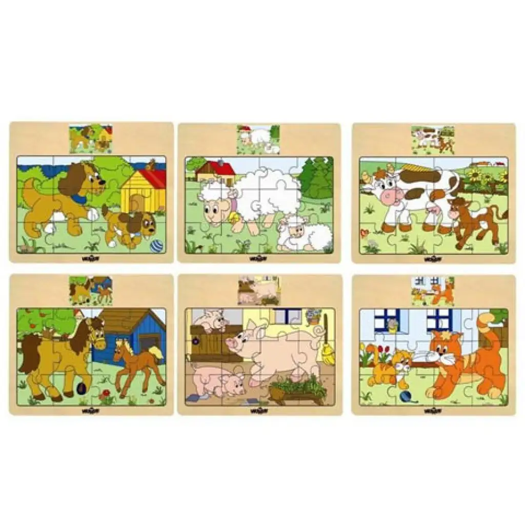 imagen de Puzzle de madera de mascotas 1