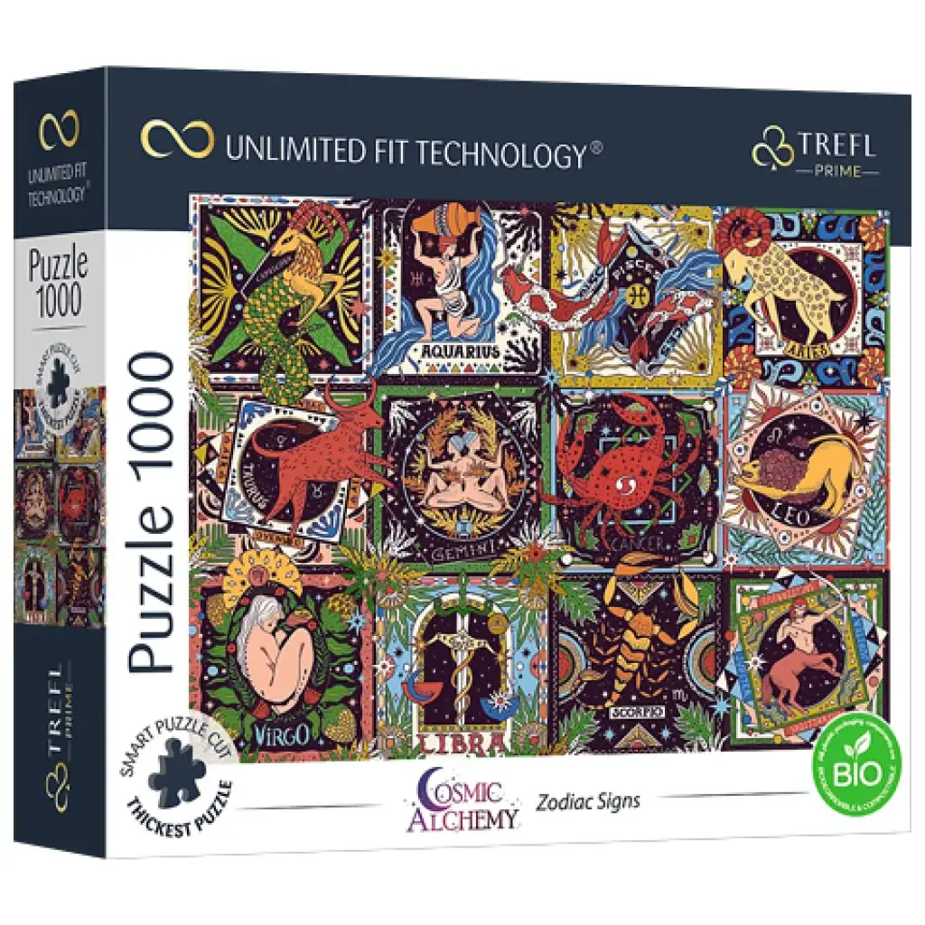 imagen de Puzzle de signos del zodiaco de 1000 piezas - Trefl 1