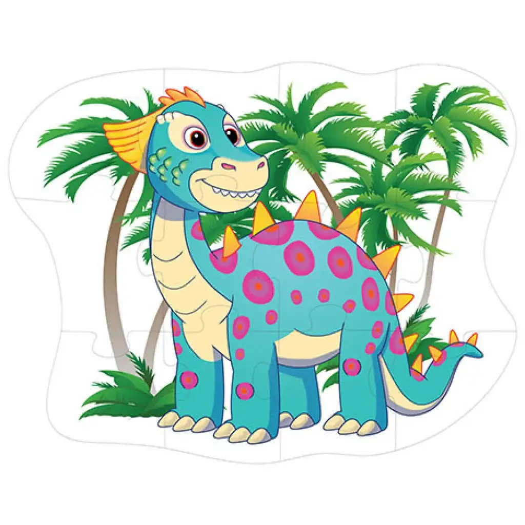 imagen de Puzzle de suelo gigante de dinosaurios 12 piezas 2