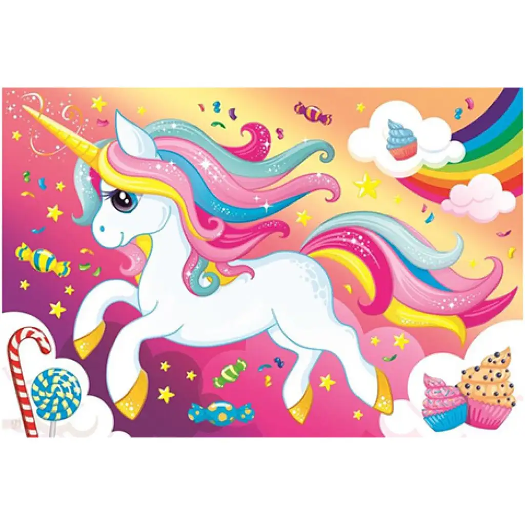 imagen de Puzzle de unicornio maravilloso 100 piezas - Trefl 2