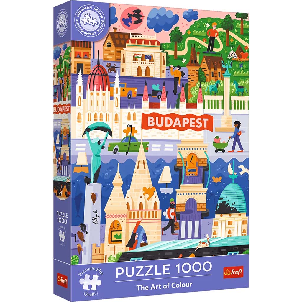 imagen de Puzzle EB: Budapest rompecabezas premium de 1000 piezas – Trefl 1