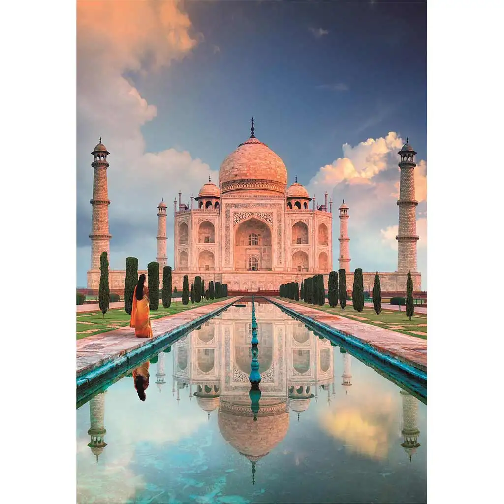 imagen de Puzzle HQC de 1500 piezas del Taj Mahal 59,5x84,5cm - Clementoni 2