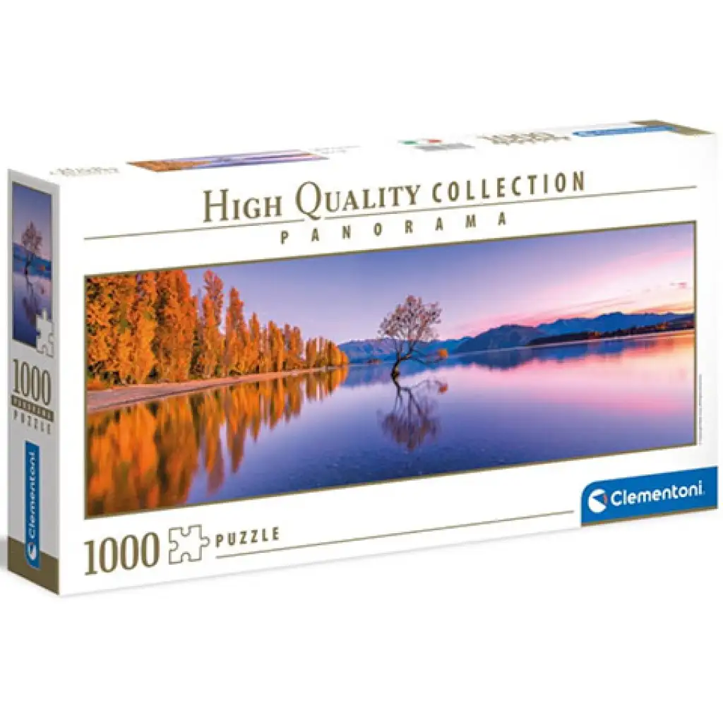 imagen de Puzzle panorámico de 1000 piezas del lago Wanaka, Nueva Zelanda HQC - Clementoni 1