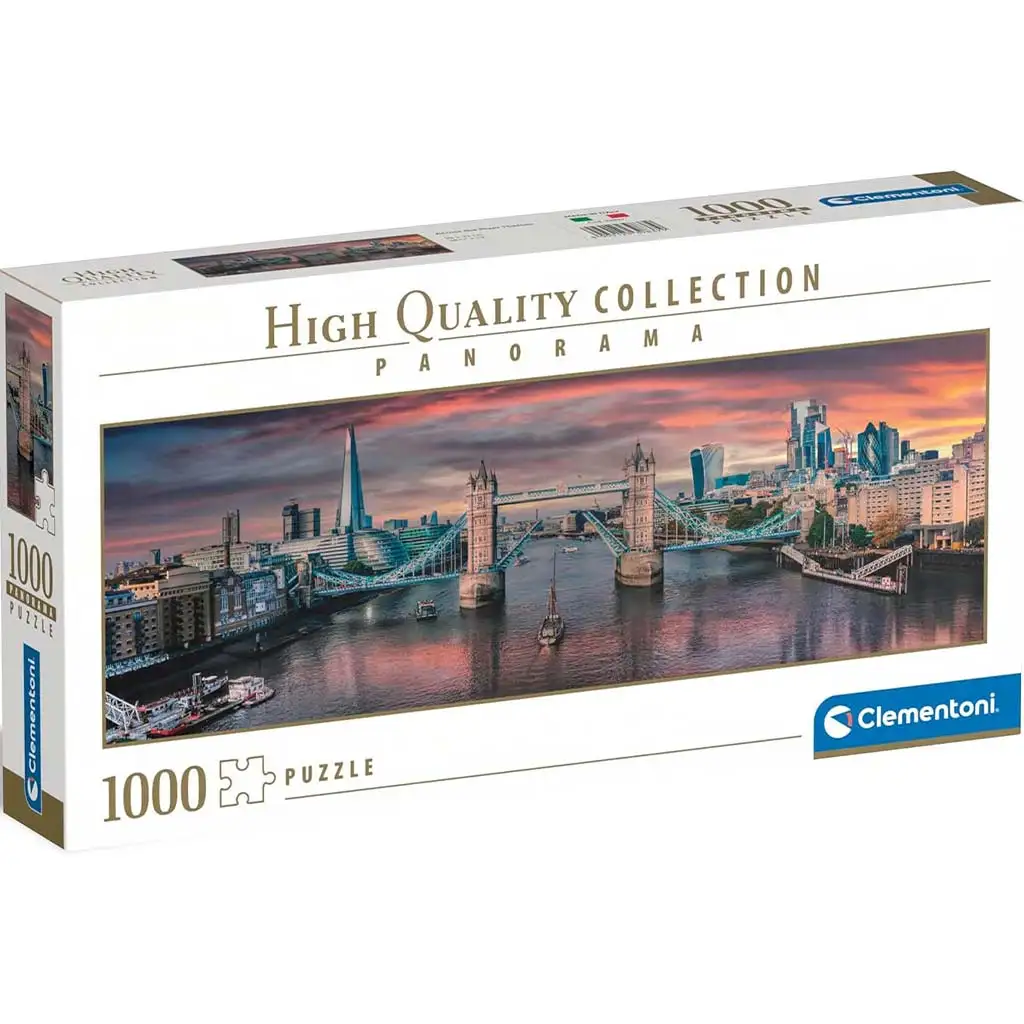 imagen de Puzzle panorámico de 1000 piezas HQC más allá del río - Clementoni 1