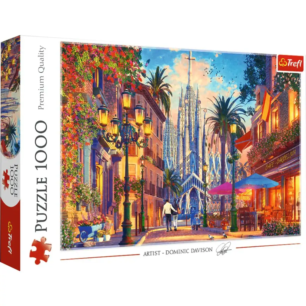 imagen de Puzzle premium de 1000 piezas de Barcelona - Trefl 1