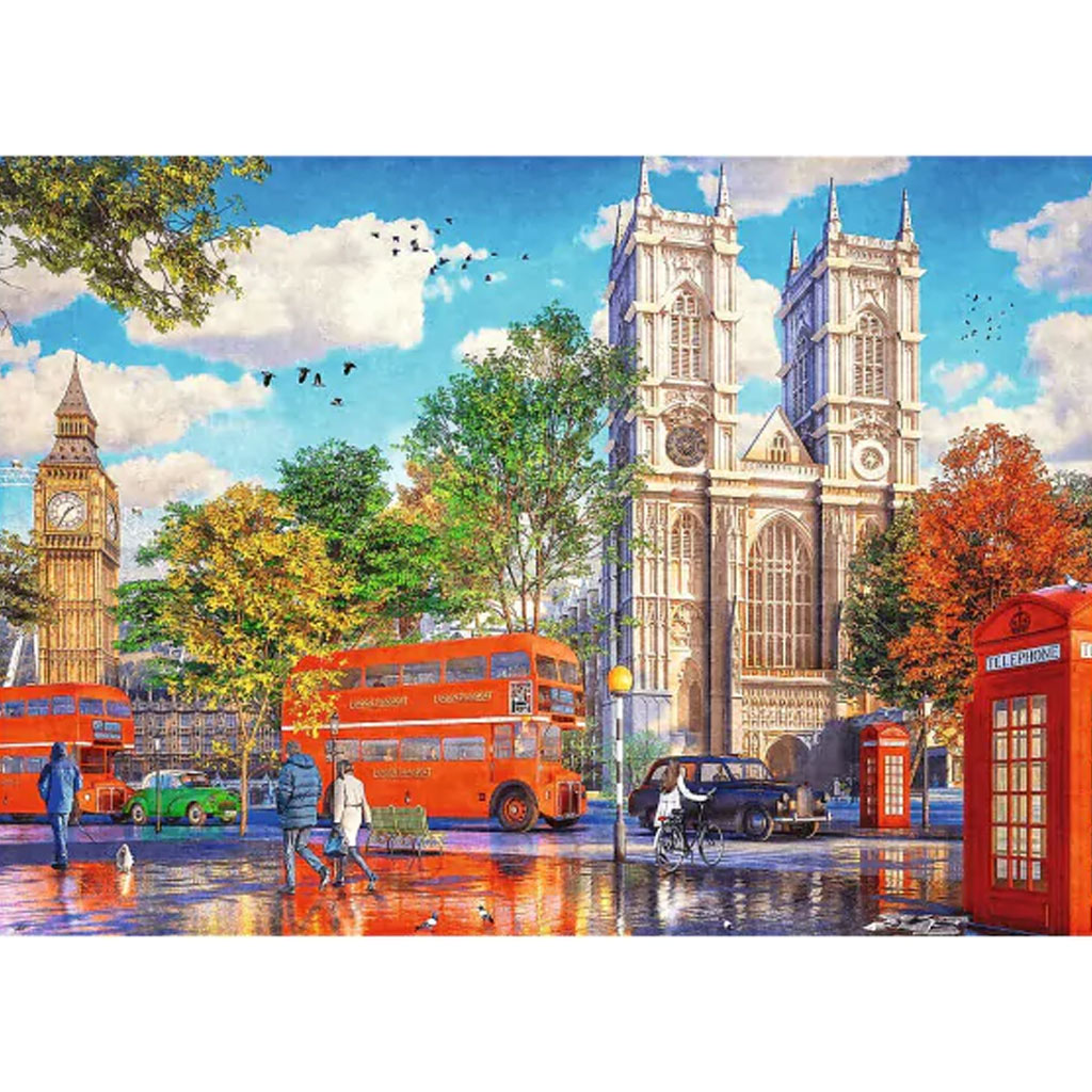 imagen de Puzzle premium de 1000 piezas de vista callejera de Londres - Trefl 2
