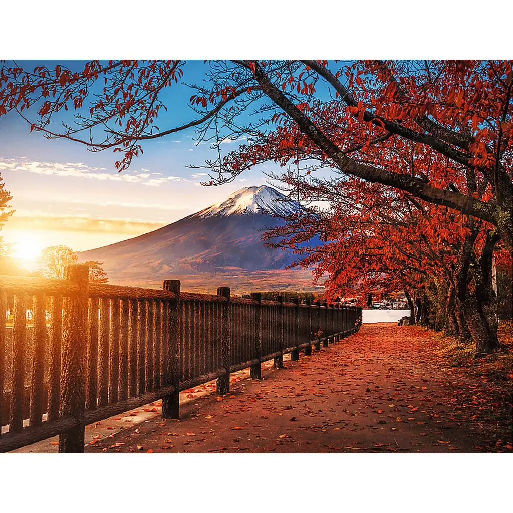 imagen de Puzzle premium plus de 1000 piezas de la montaña Fuji Japón - Trefl 2