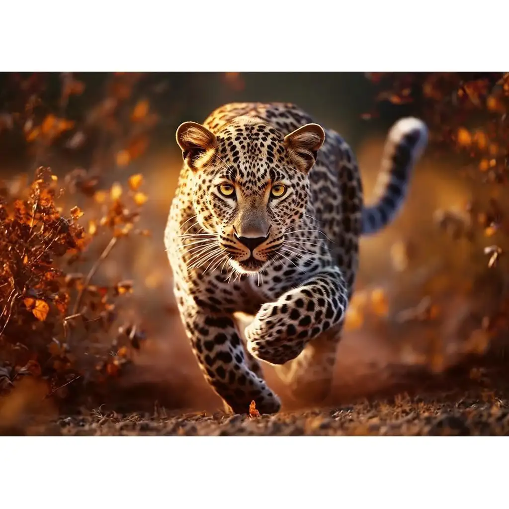 imagen de Puzzle premium plus de 1000 piezas de leopardo - Trefl 2