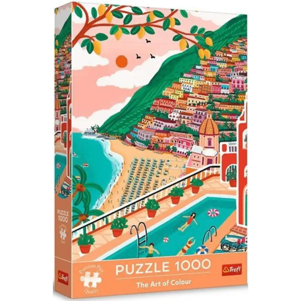 imagen de Puzzle premium plus de 1000 piezas Positano Italia - Trefl 1