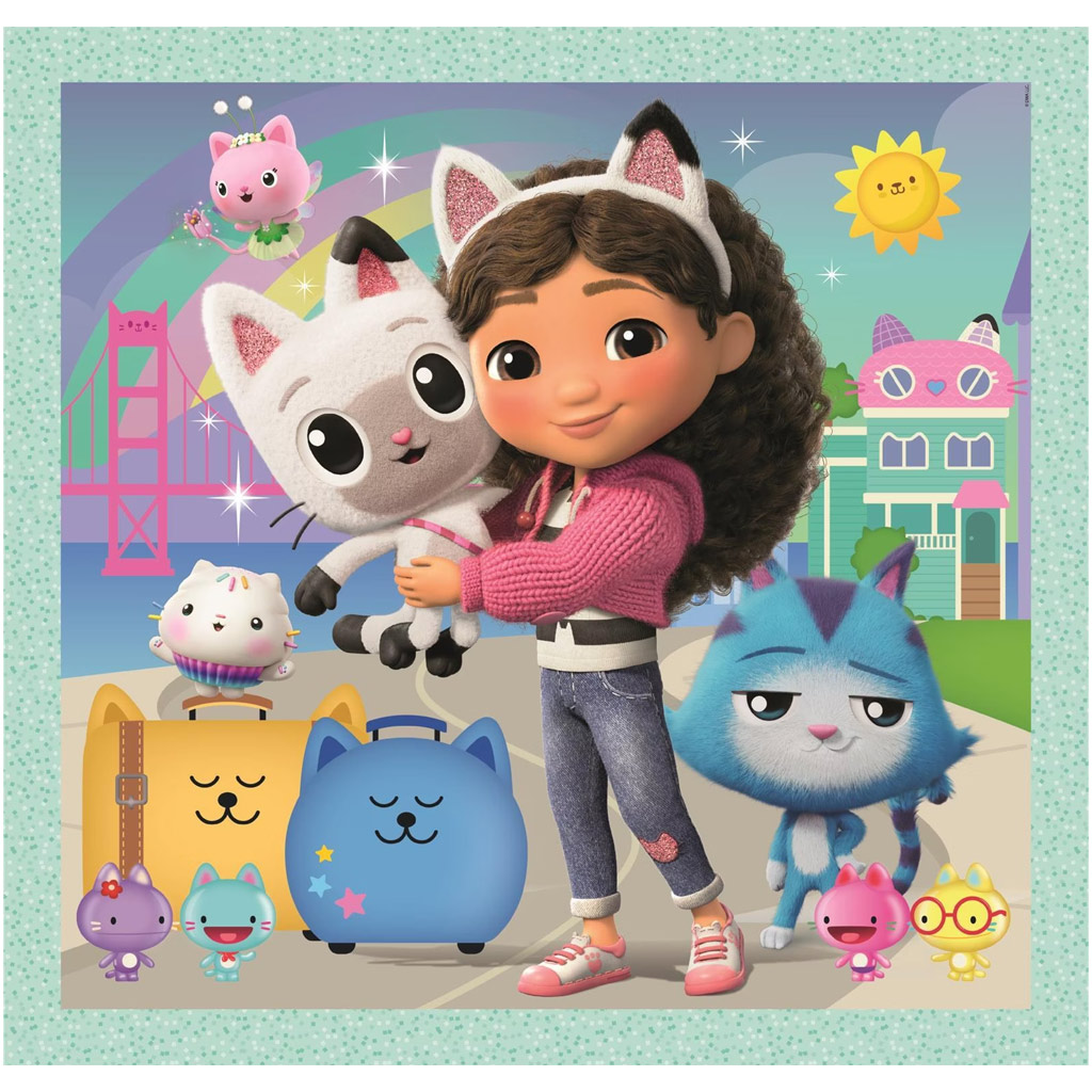 imagen de Puzzle Super Color de la casa de Gabi 3x48 piezas - Clementoni 2