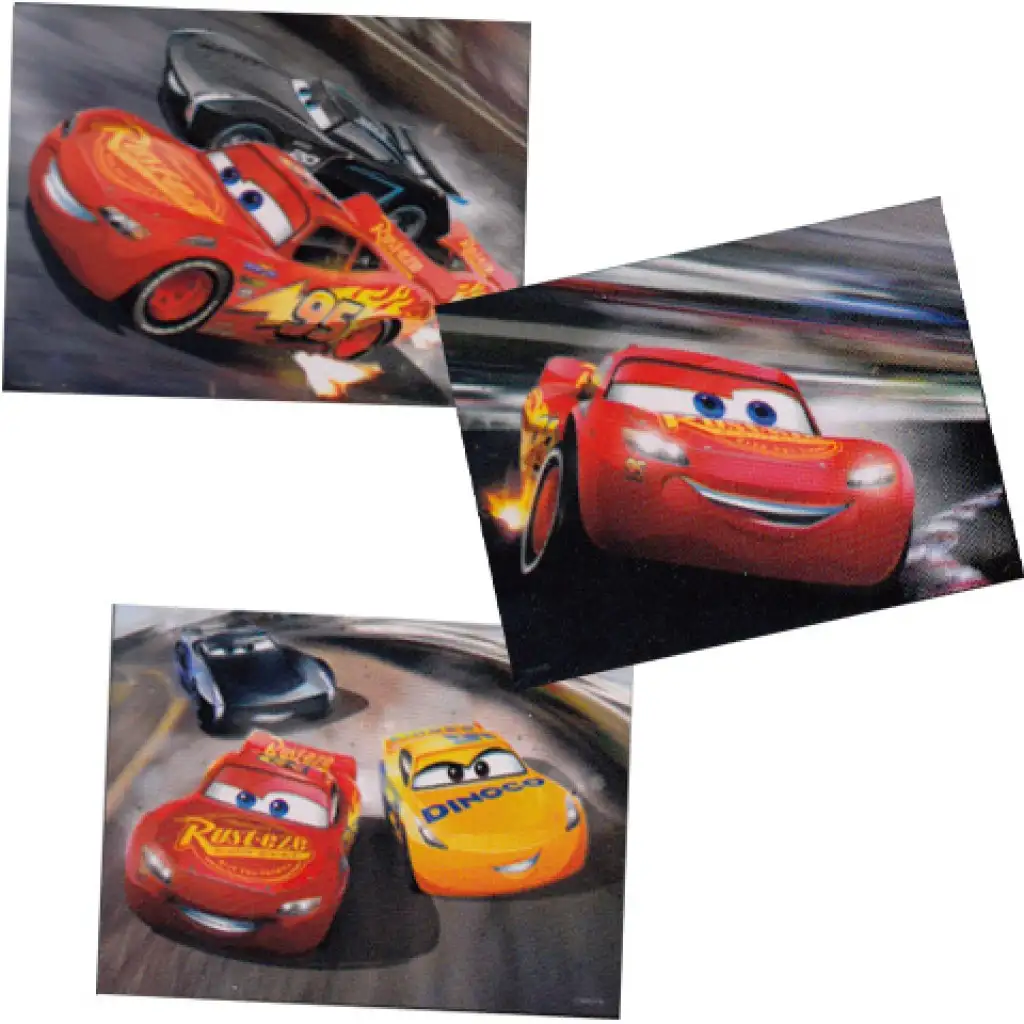 imagen de Puzzle super de Cars 3 de 3x24 piezas con efecto 3D 1