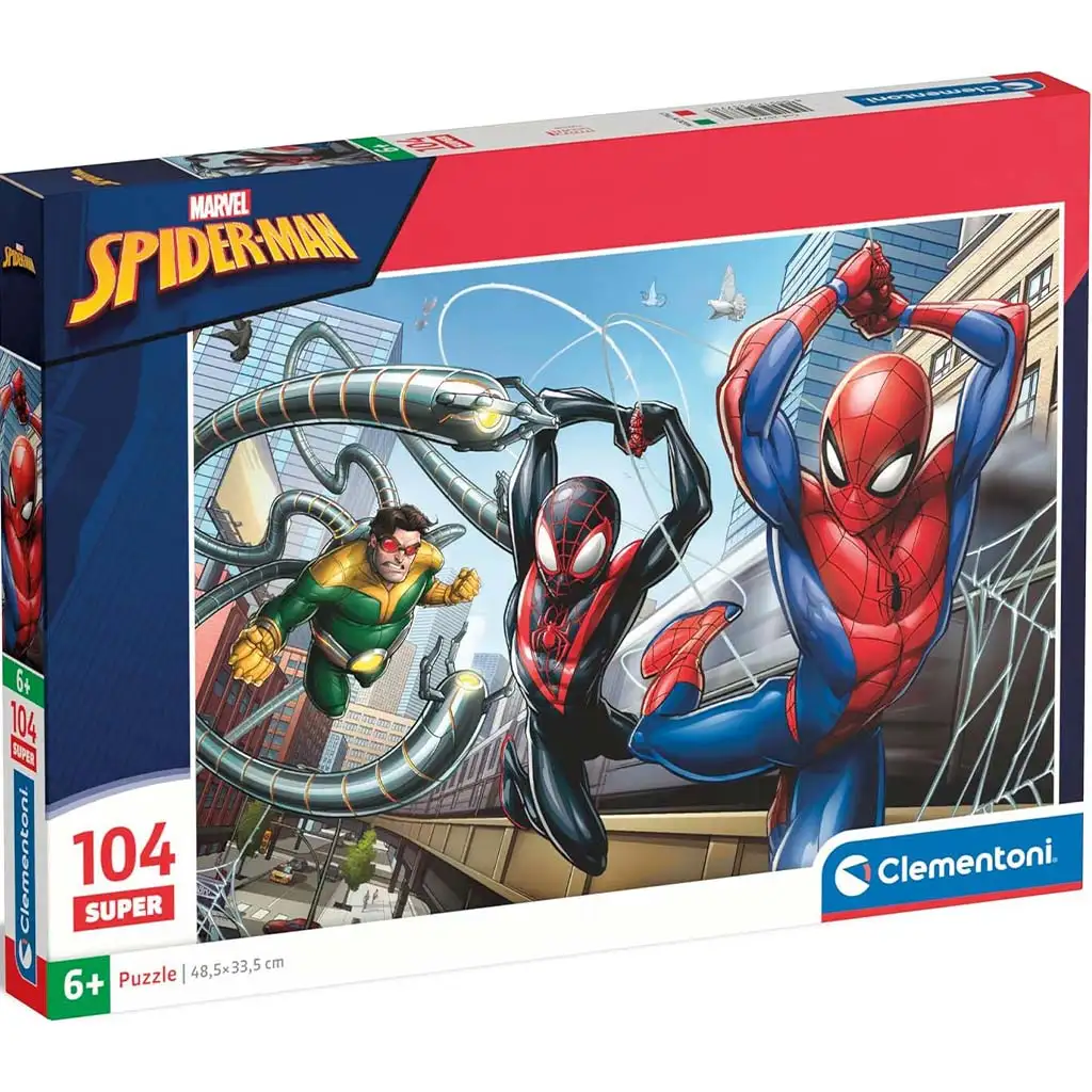 imagen de Puzzle Super de Spider-Man de 104 piezas - Clementoni 1