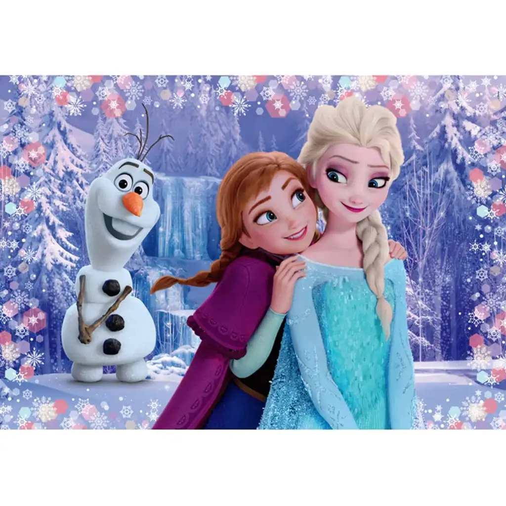 imagen de Puzzle supercolor de 20 piezas de la mágica aventura de Frozen - Clementoni 2