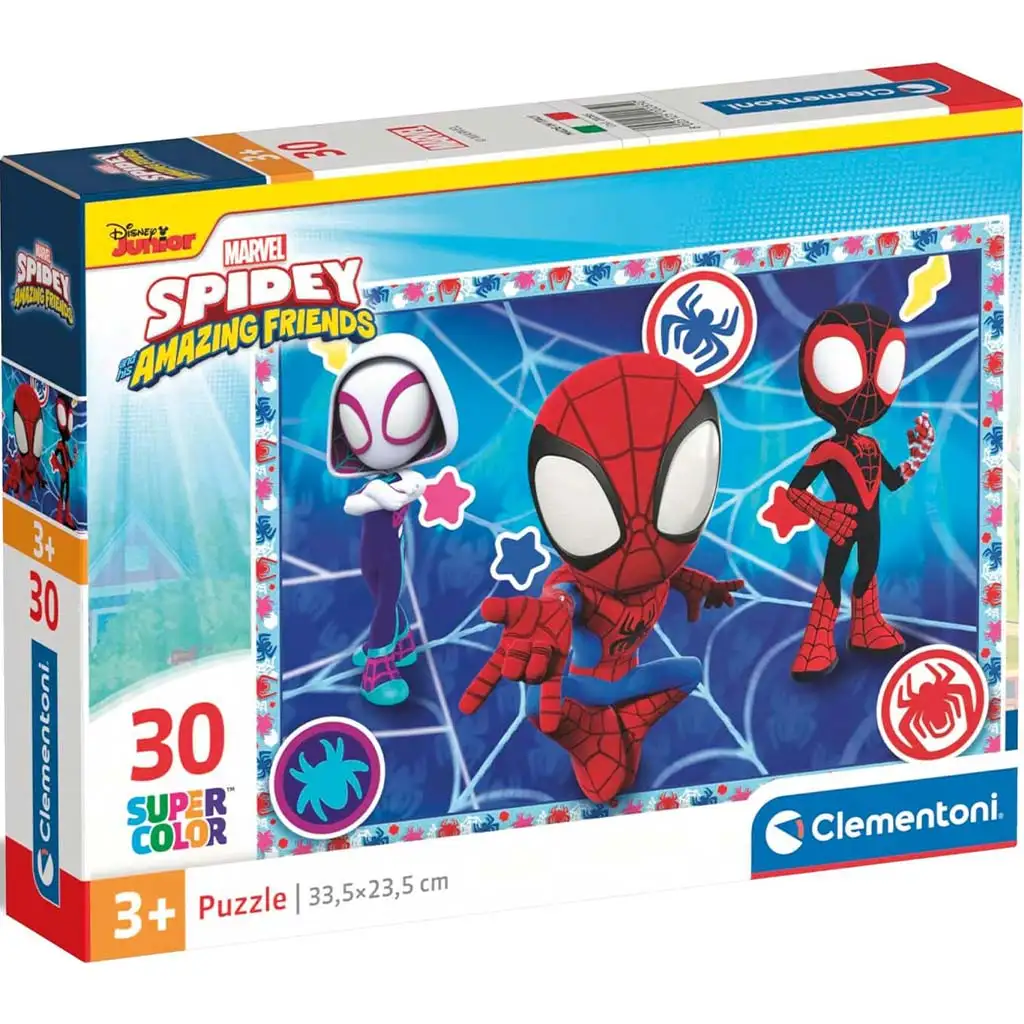 imagen de Puzzle Supercolor de 30 piezas de Marvel Spidey - Clementoni 1