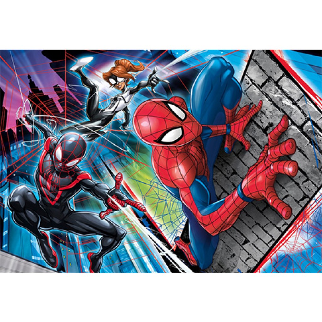 imagen de Puzzle Supercolor de Marvel Spiderman de 180 piezas - Clementoni 2