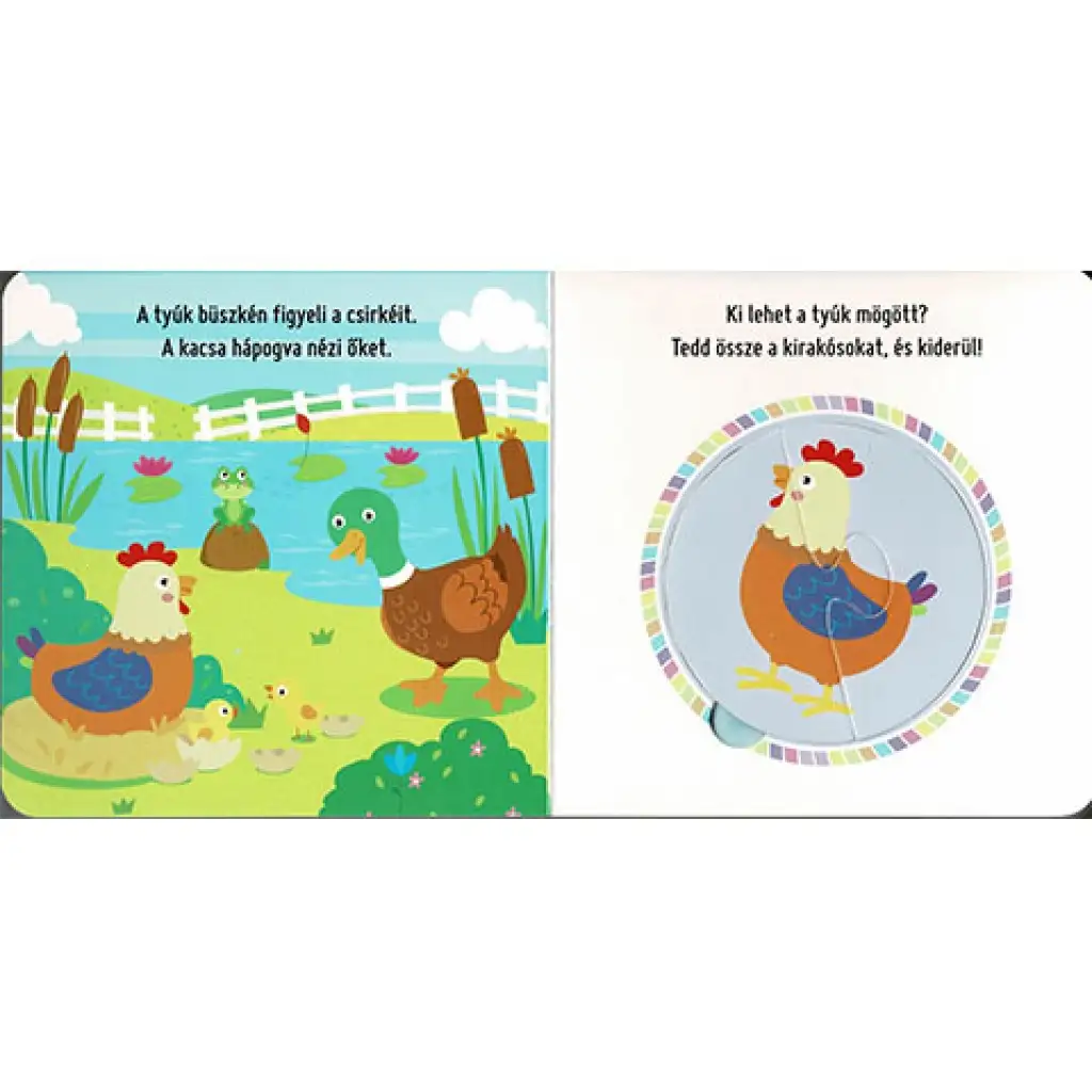 imagen de Puzzles para niños - Libro de cuna de la granja 2
