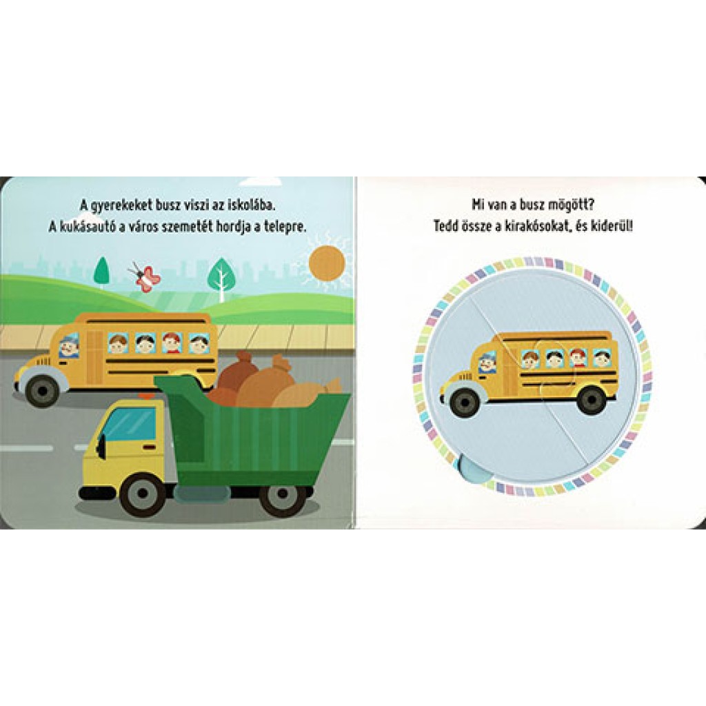 imagen de Puzzles para pequeños - Libro de vehículos 2