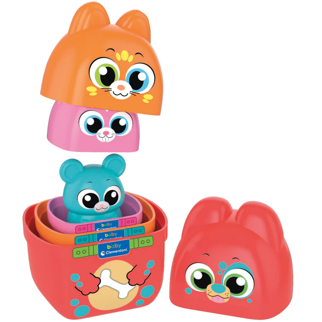 imagen de ¿Qué hay dentro? juego de figuras de animales - Clementoni Baby 2
