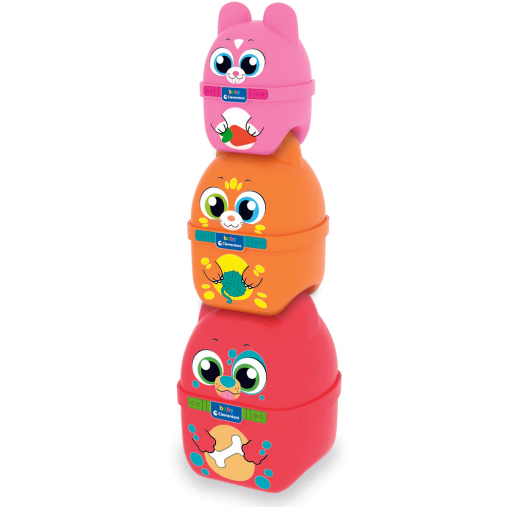 imagen de ¿Qué hay dentro? juego de figuras de animales - Clementoni Baby 3