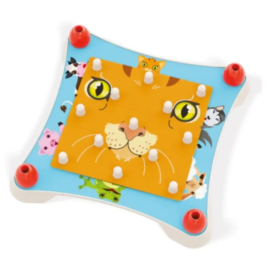 imagen de Quercetti: Crea una cara de animal puzzle 2