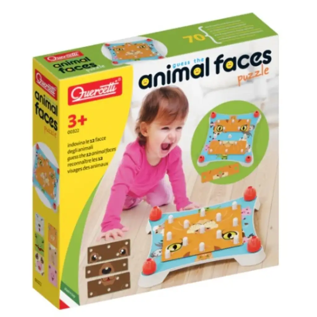 imagen de Quercetti: Crea una cara de animal puzzle 3