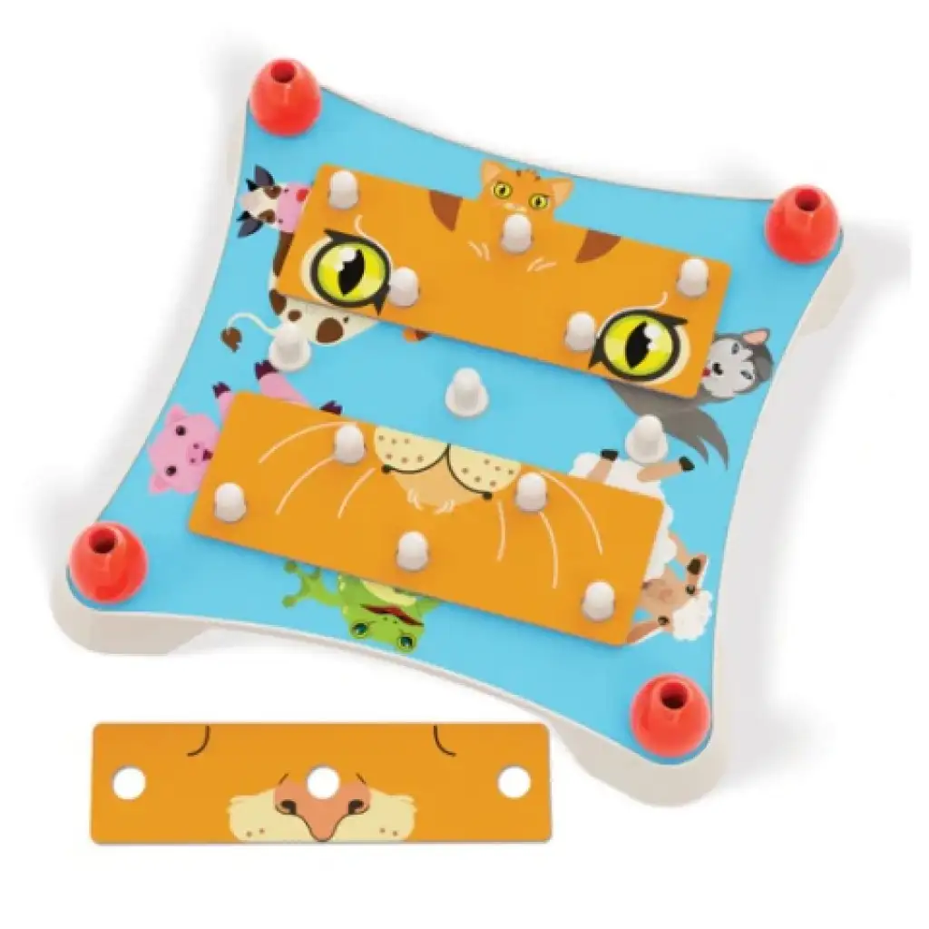 imagen de Quercetti: Crea una cara de animal puzzle 5