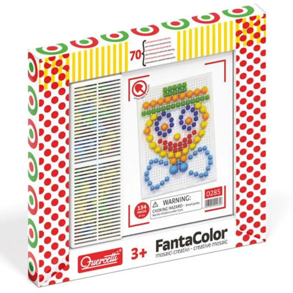 imagen de Quercetti: Fantacolor puntos payaso 70 piezas 1