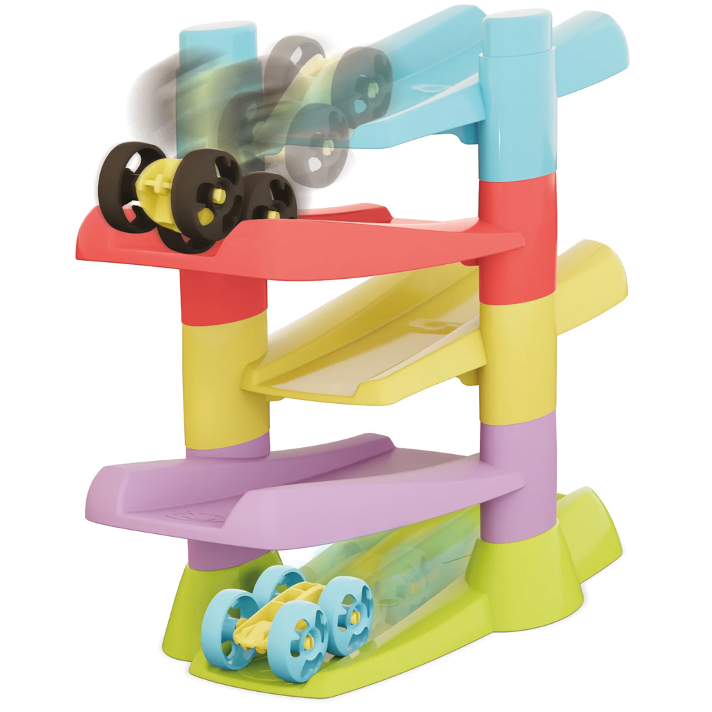 imagen de Quercetti: Flip Car Eco torre espiral pista de carreras 3