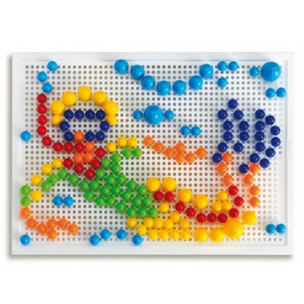 imagen de Quercetti: Juego de puntos de colores - ballena 280 piezas 4