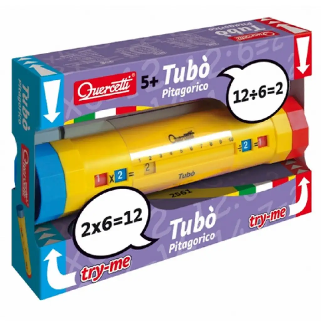 imagen de Quercetti: Juego de tabla de multiplicar cilíndrica 1