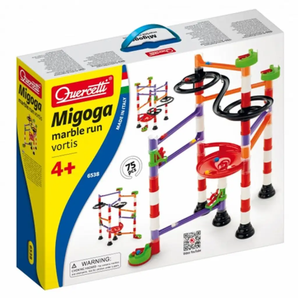 imagen de Quercetti: Migoga Espiral pista de canicas 75 piezas 1