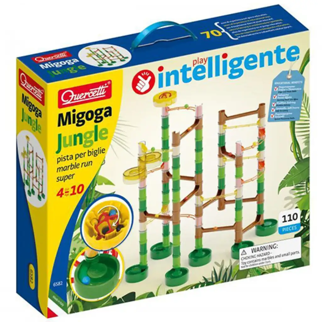 imagen de Quercetti: Migoga Selva pista de canicas 110 piezas 1