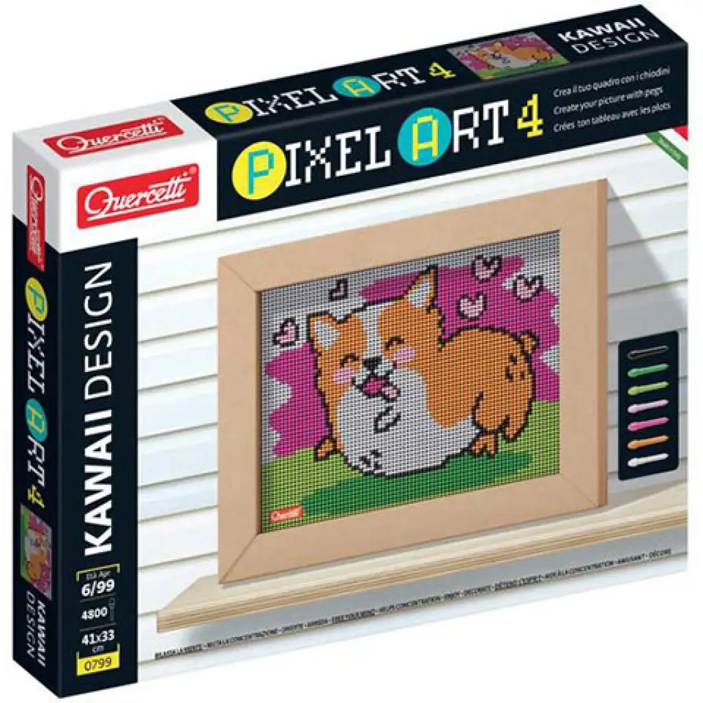 imagen de Quercetti: Pixel Art 4 Kawaii Corgi puntos 1