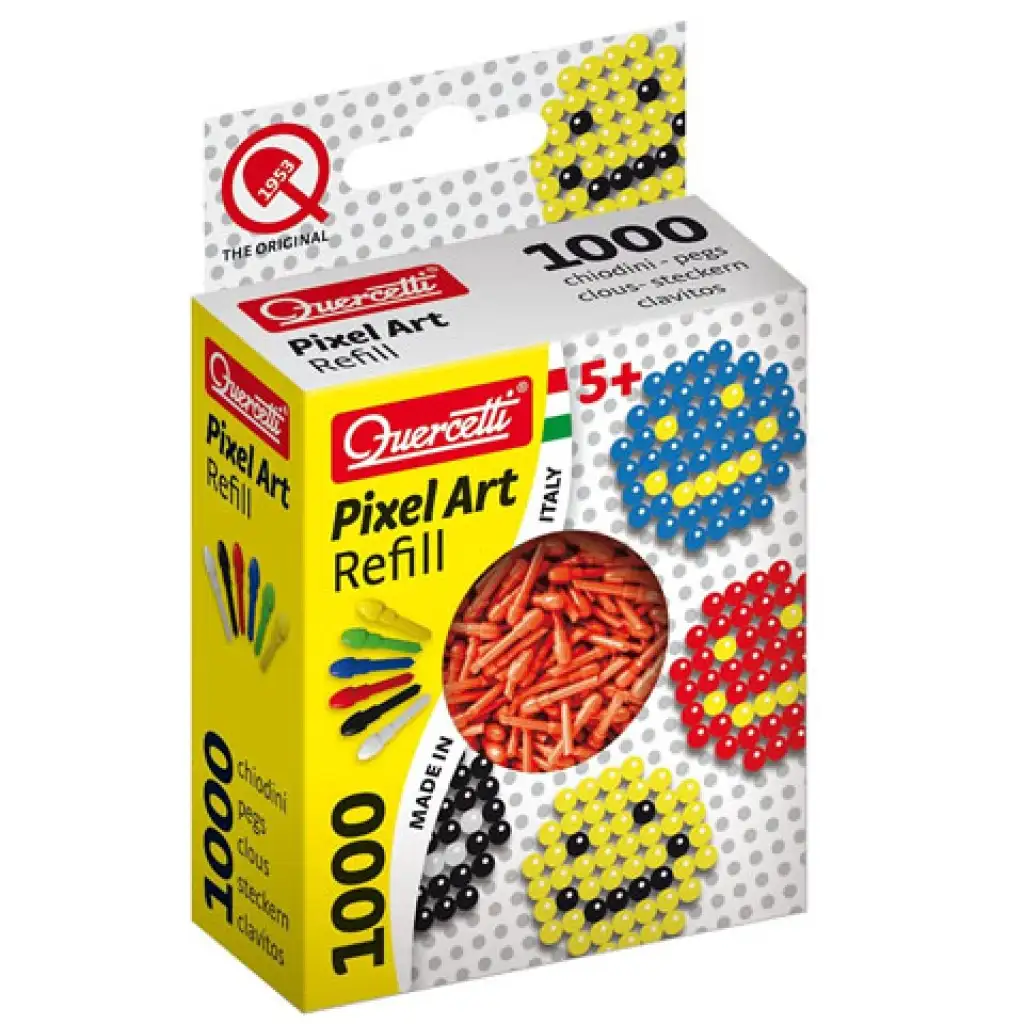 imagen de Quercetti: Pixel Art recarga de puntos rojos 1000ud 1